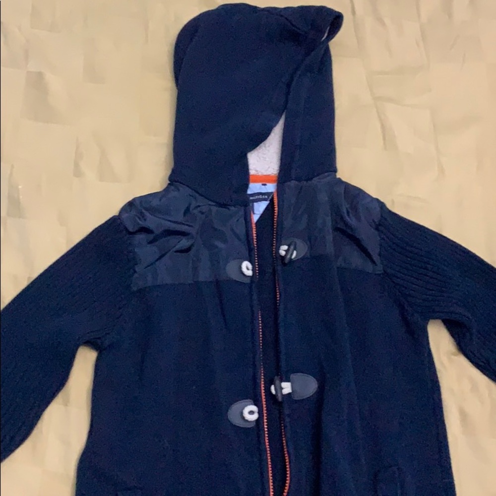 TH boys Sherpa lined hoodie sweater
